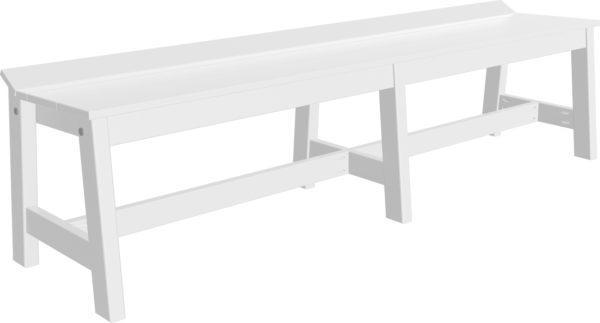 LuxCraft Poly Café Dining Bench (72") - Image 4