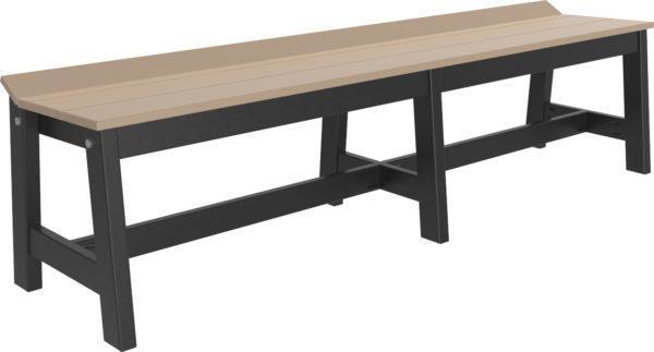 LuxCraft Poly Café Dining Bench (72") - Image 9